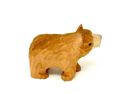 Wooden carved bear Wooden carved bear